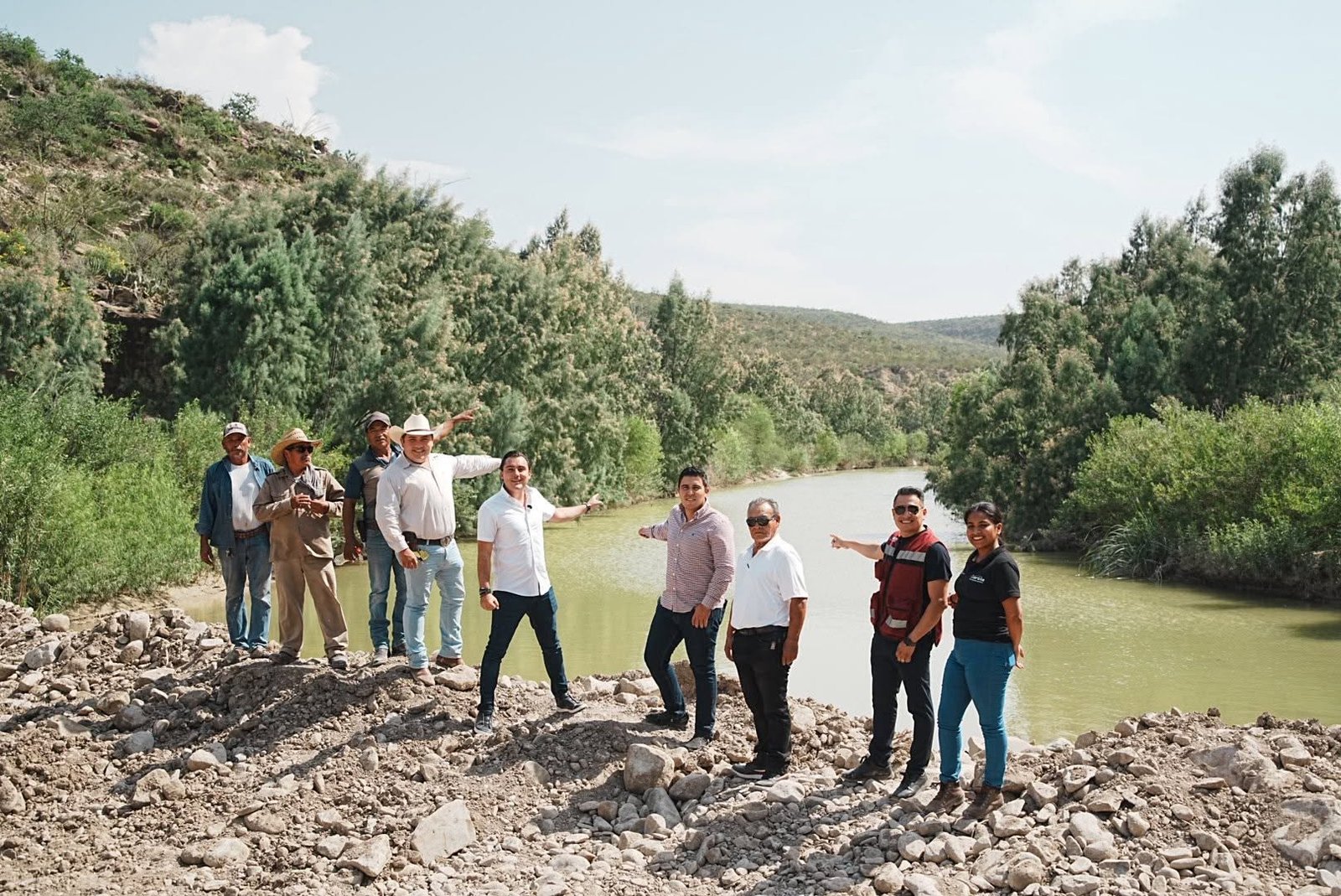 Garantiza Manuel Guerra Cavazos el futuro del campo en García con modernización de la presa en Icamole