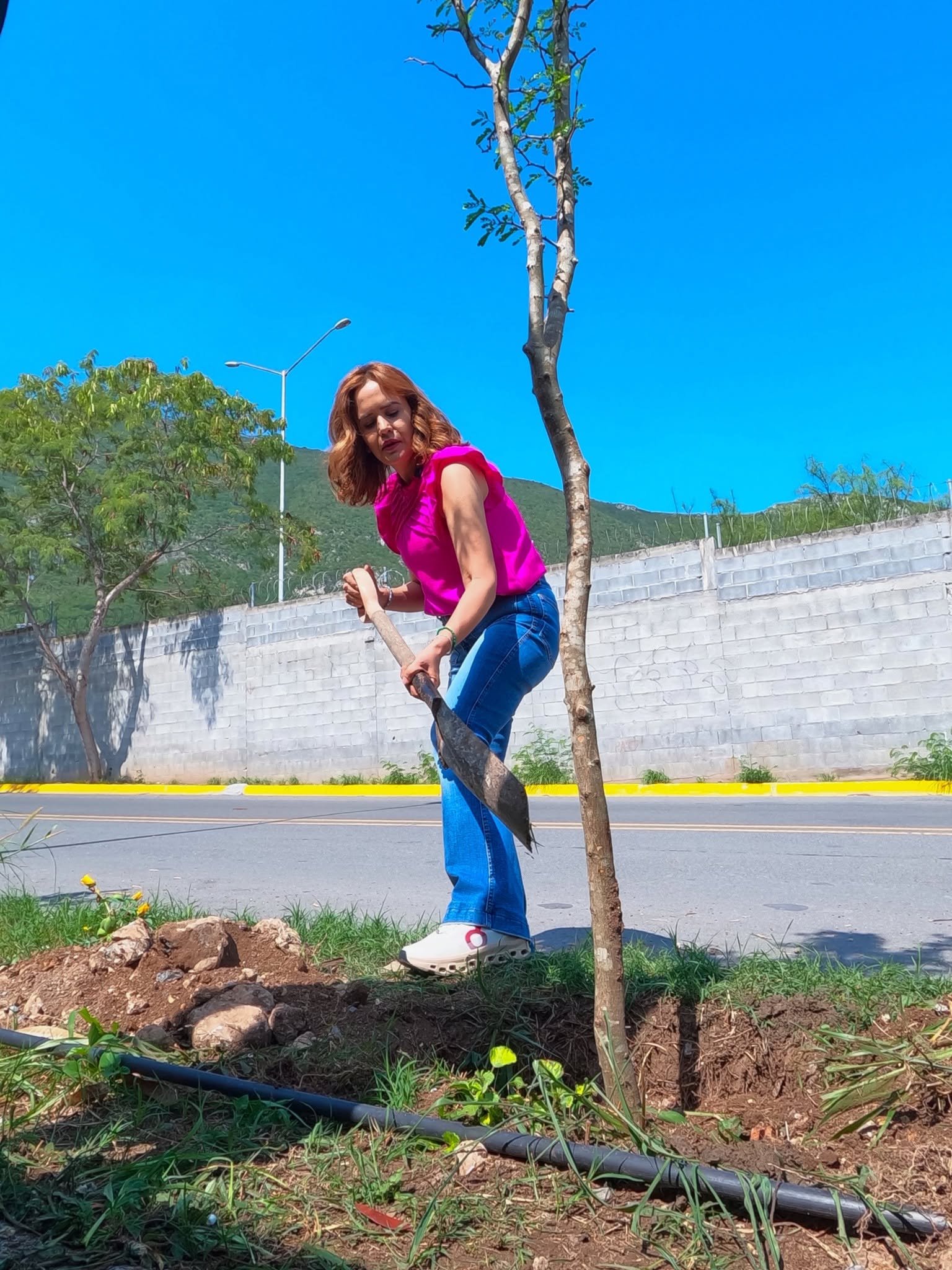Un árbol frente al futuro: Clara Luz se suma a la Jornada Nacional de Reforestación